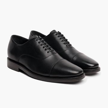 Thursday Boots Executive Leren Klassieke Werkschoenen Heren Zwart | BE249BEX