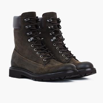 Thursday Boots Explorer Suede Veterlaarzen Heren Olijfgroen | BE98LIS