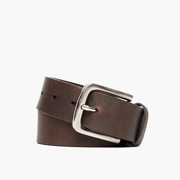 Thursday Boots Heritage Leren Klassieke Riemen Heren Koffie | BE300NWY