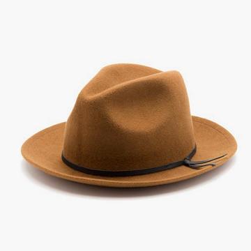 Thursday Boots Luke Fedora Wol Hoeden Heren Bruin | BE311FDN