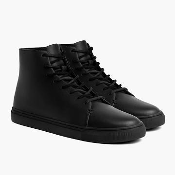 Thursday Boots Premier High Tops Leren Sneakers Heren Zwart | BE214UZG