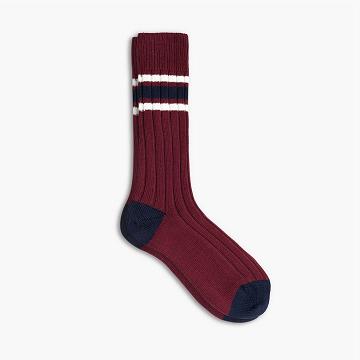 Thursday Boots Sodello Legacy Katoenen Sokken Heren Rood | BE4OKI
